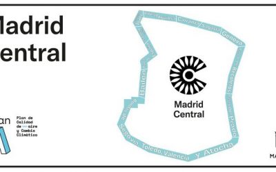 El Ayuntamiento empieza a marcar la futura área restringida de Madrid, líneas rojas muy verdes
