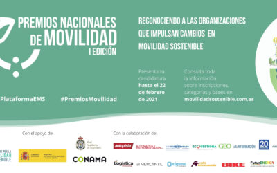 Premios Nacionales de Movilidad: ¡Último mes para presentar candidaturas!