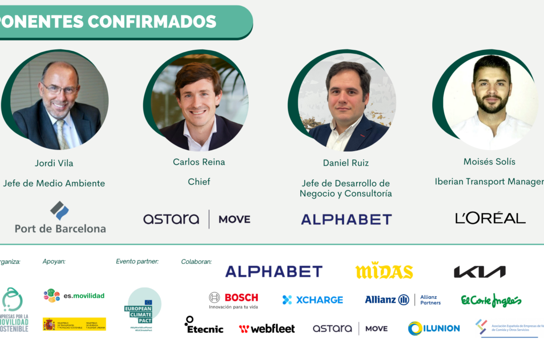 ¡Cuatro nuevos ponentes confirmados para el SUMMIT 2024: Impulsando la Movilidad Sostenible desde las Empresas!