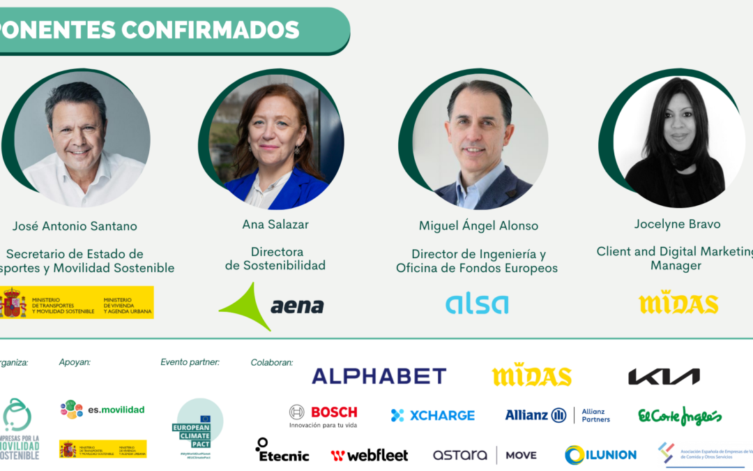 ¡Estos son los nuevos ponentes confirmados para el SUMMIT 2024: Impulsando la Movilidad Sostenible desde las Empresas!