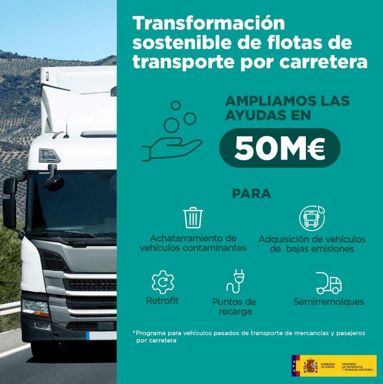 ayudas transformación camiones y autobuses