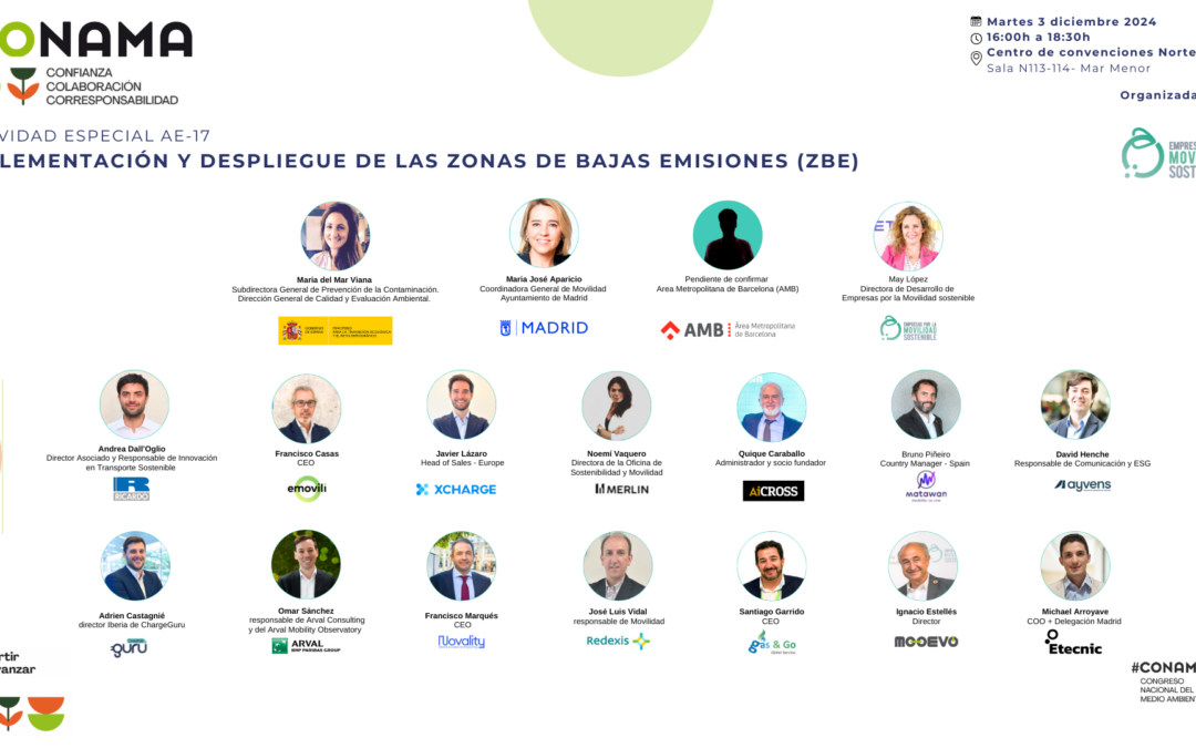 Las Zonas de Bajas Emisiones, protagonistas en CONAMA 2024