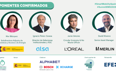 Conoce a los nuevos ponentes confirmados del ‘SUMMIT 2025: Impulsando la Movilidad Sostenible desde las Empresas’